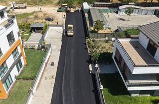Umurbey’de 2 Bin 700 Ton Asfalt Serildi